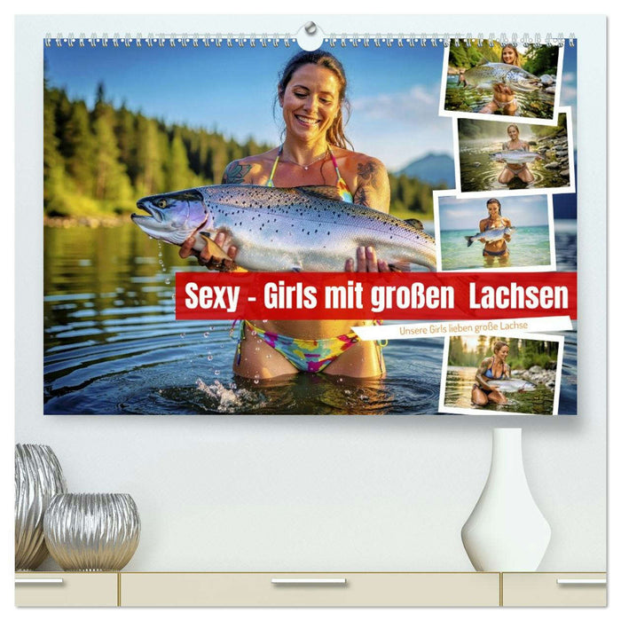Sexy - Girls mit großen Lachsen (CALVENDO Premium Wandkalender 2027)