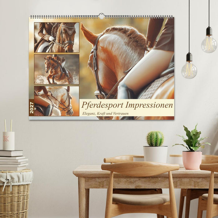 Pferdesport Impressionen. Eleganz, Kraft und Vertrauen (CALVENDO Wandkalender 2027)