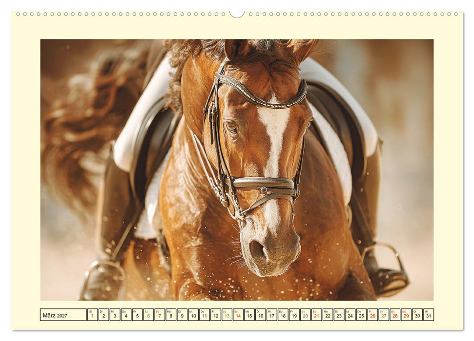 Pferdesport Impressionen. Eleganz, Kraft und Vertrauen (CALVENDO Wandkalender 2027)