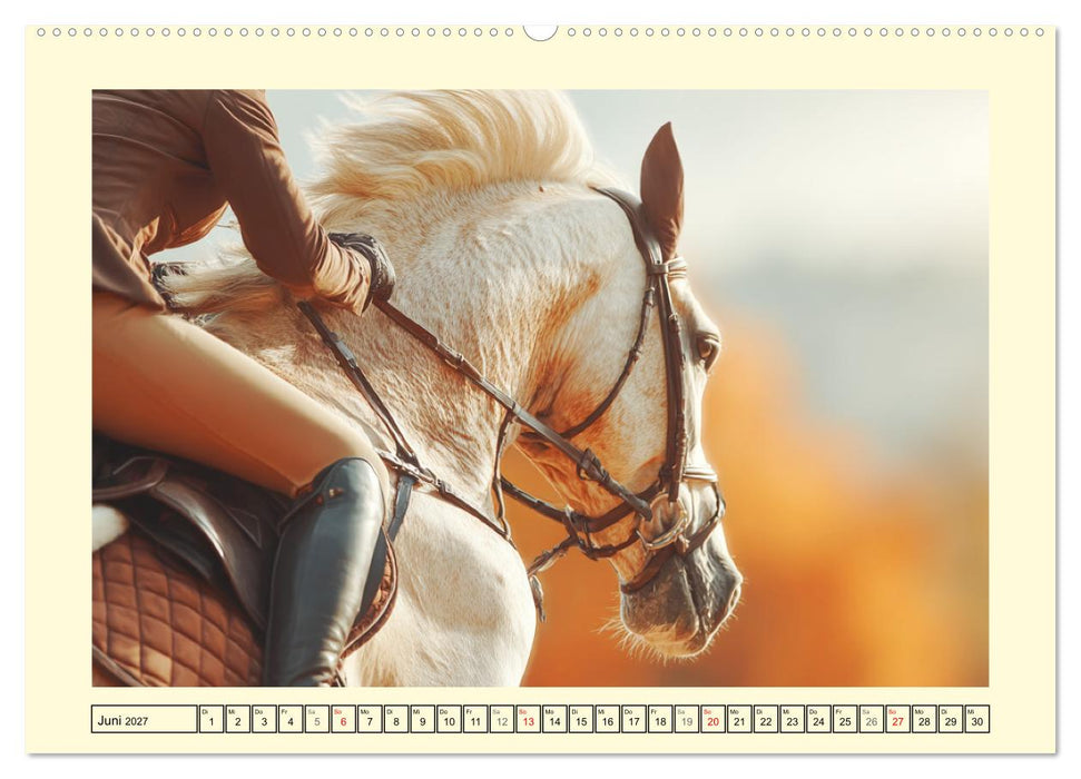 Pferdesport Impressionen. Eleganz, Kraft und Vertrauen (CALVENDO Wandkalender 2027)