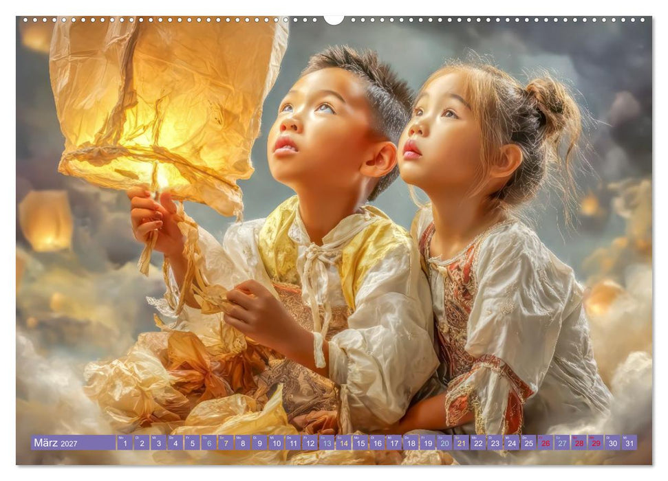 Faszination Licht - Durch Kinderaugen gesehen (CALVENDO Premium Wandkalender 2027)