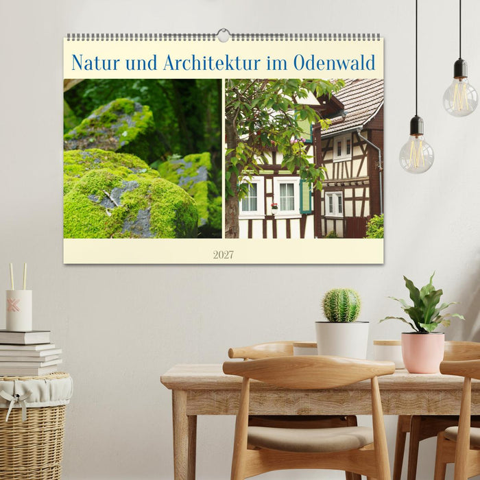 Natur und Architektur im Odenwald (CALVENDO Wandkalender 2027)