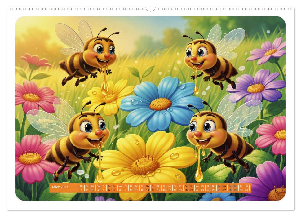 Lustige Bienchen - Comic (CALVENDO Wandkalender 2027)
