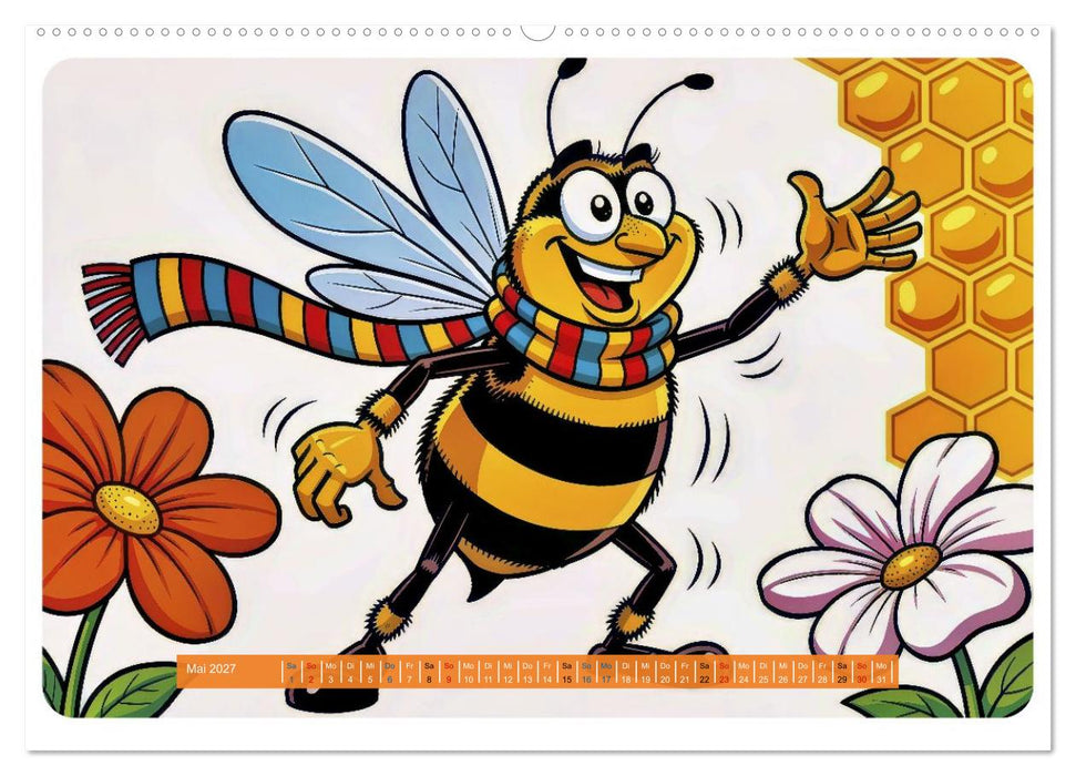 Lustige Bienchen - Comic (CALVENDO Wandkalender 2027)