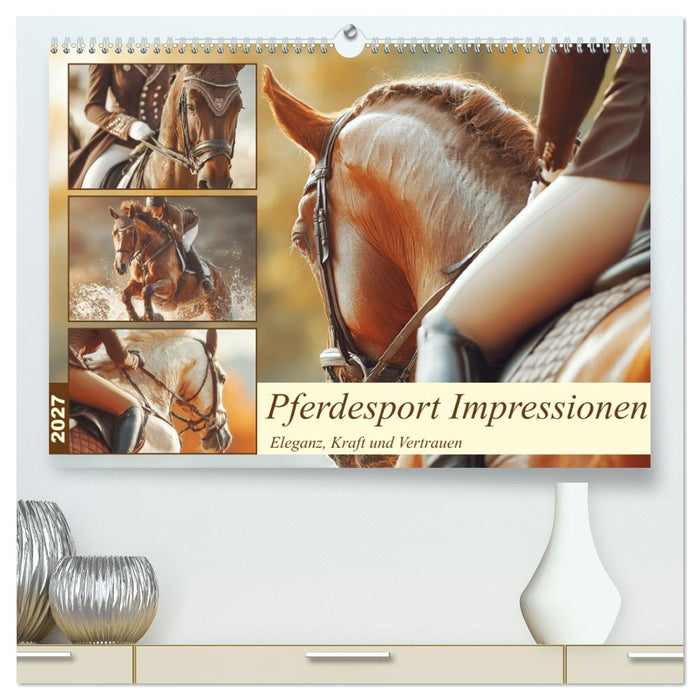 Pferdesport Impressionen. Eleganz, Kraft und Vertrauen (CALVENDO Premium Wandkalender 2027)
