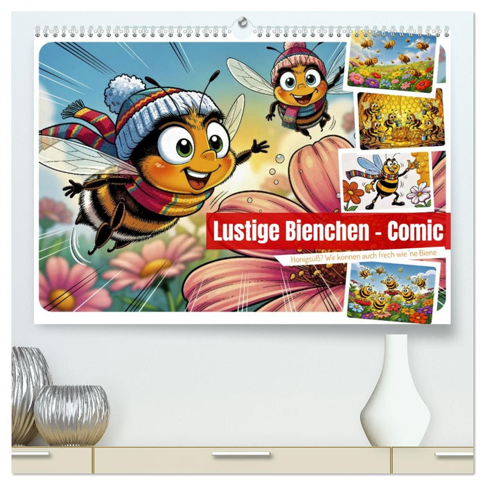Lustige Bienchen - Comic (CALVENDO Premium Wandkalender 2027)