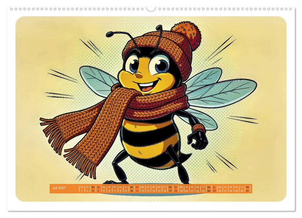 Lustige Bienchen - Comic (CALVENDO Premium Wandkalender 2027)