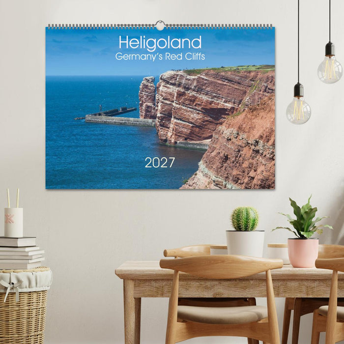 Heligoland, Germany’s Red Cliffs (CALVENDO Monthly Calendar 2027)