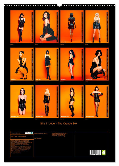 Girls in Leder - The Orange Box (CALVENDO Wandkalender 2027)