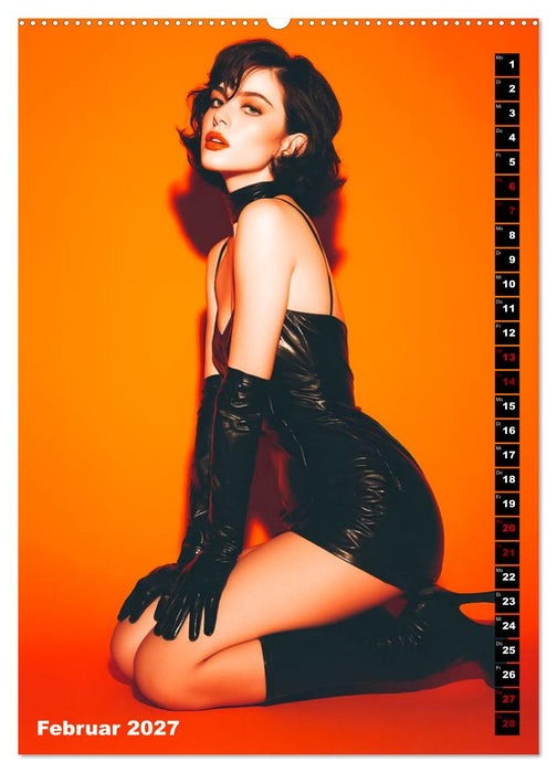 Girls in Leder - The Orange Box (CALVENDO Wandkalender 2027)