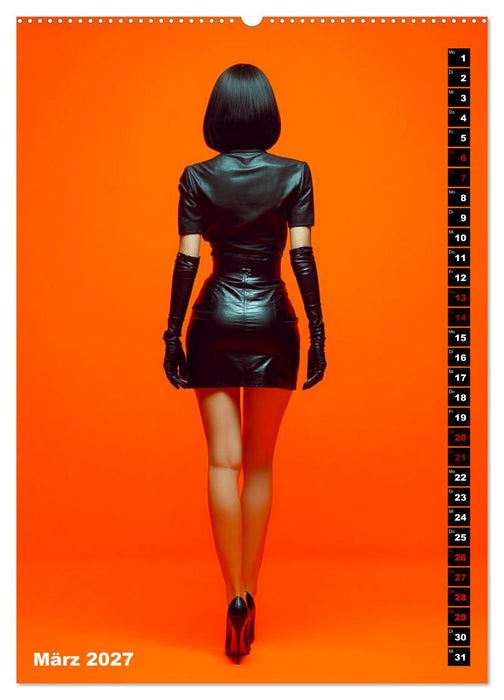 Girls in Leder - The Orange Box (CALVENDO Wandkalender 2027)