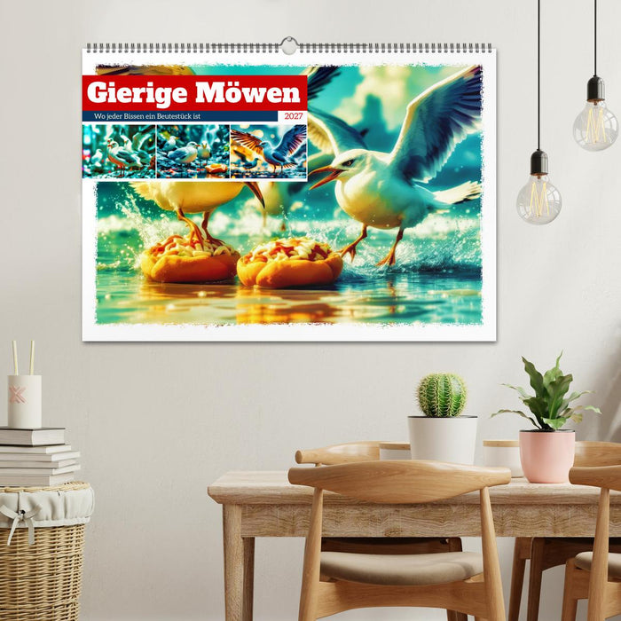Gierige Möwen (CALVENDO Wandkalender 2027)