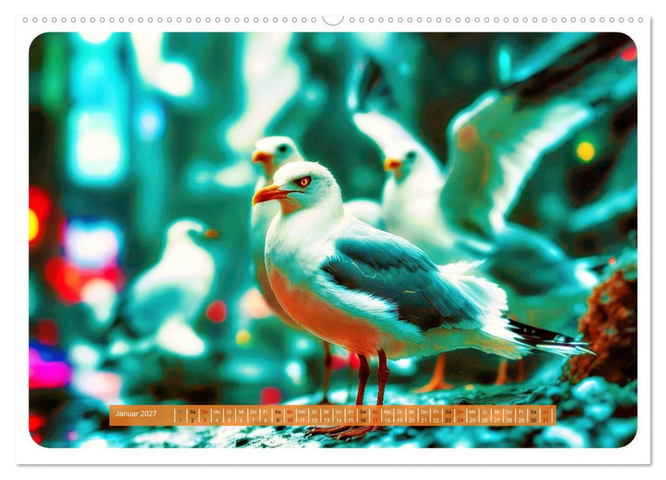 Gierige Möwen (CALVENDO Wandkalender 2027)