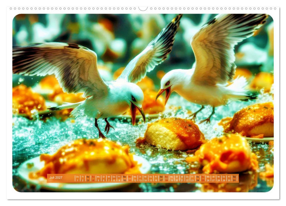 Gierige Möwen (CALVENDO Premium Wandkalender 2027)