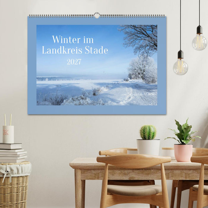 Winter im Landkreis Stade (CALVENDO Wandkalender 2027)
