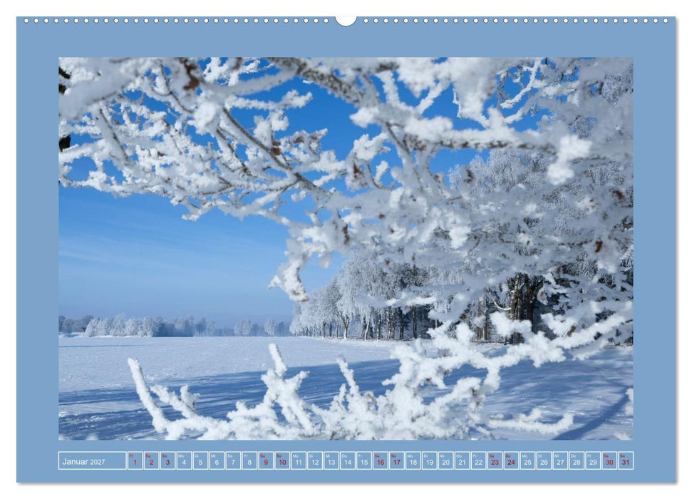 Winter im Landkreis Stade (CALVENDO Wandkalender 2027)