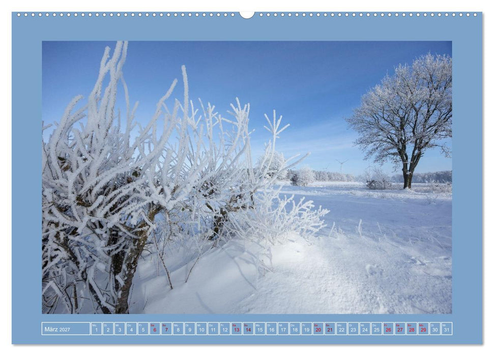 Winter im Landkreis Stade (CALVENDO Premium Wandkalender 2027)