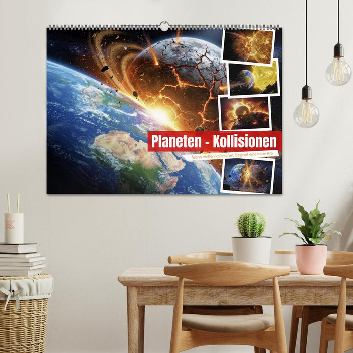 Planeten - Kollisionen (CALVENDO Wandkalender 2027)