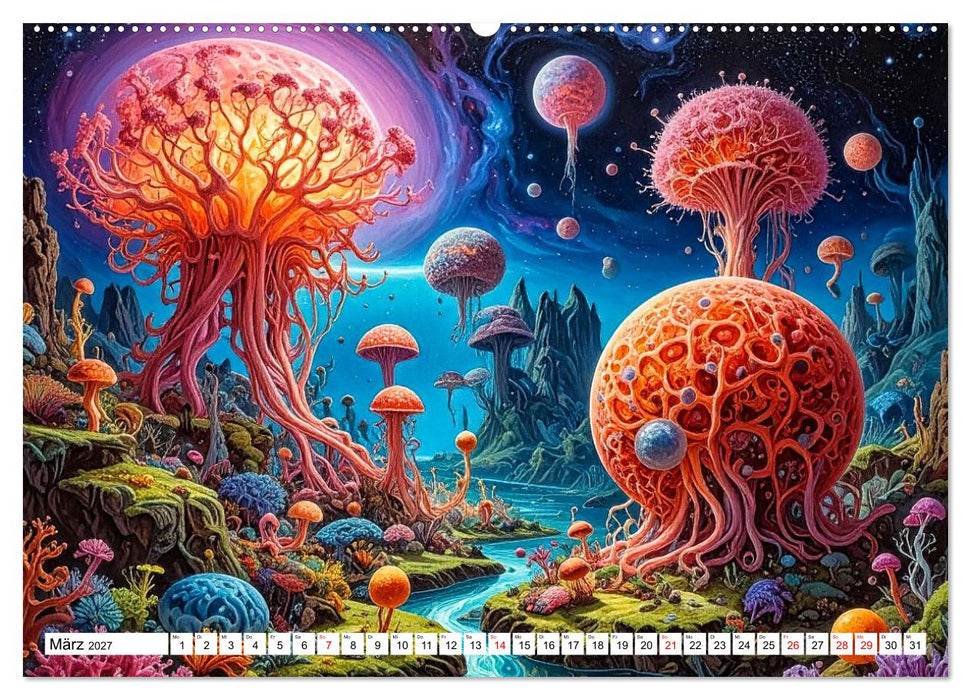 Mykologische Metamorphosen (CALVENDO Wandkalender 2027)