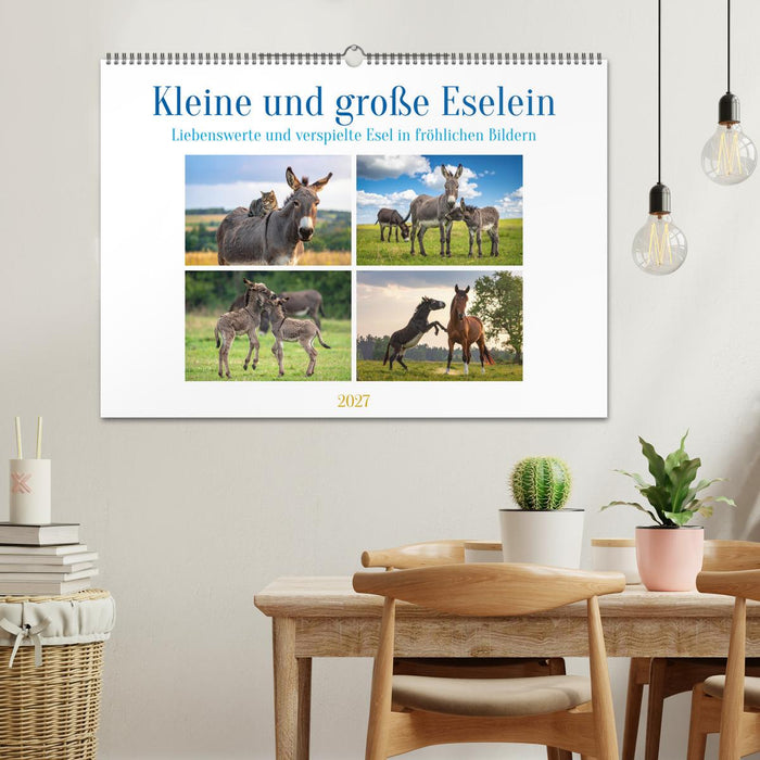 Kleine und große Eselein (CALVENDO Wandkalender 2027)