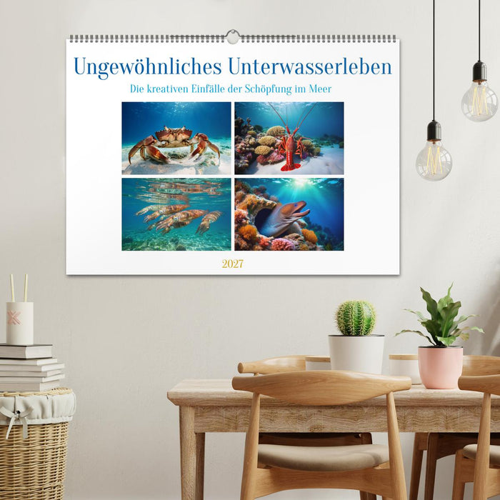 Ungewöhnliches Unterwasserleben (CALVENDO Wandkalender 2027)