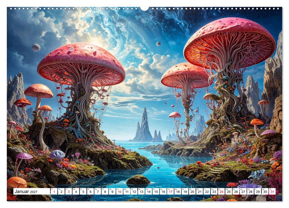 Mykologische Metamorphosen (CALVENDO Premium Wandkalender 2027)