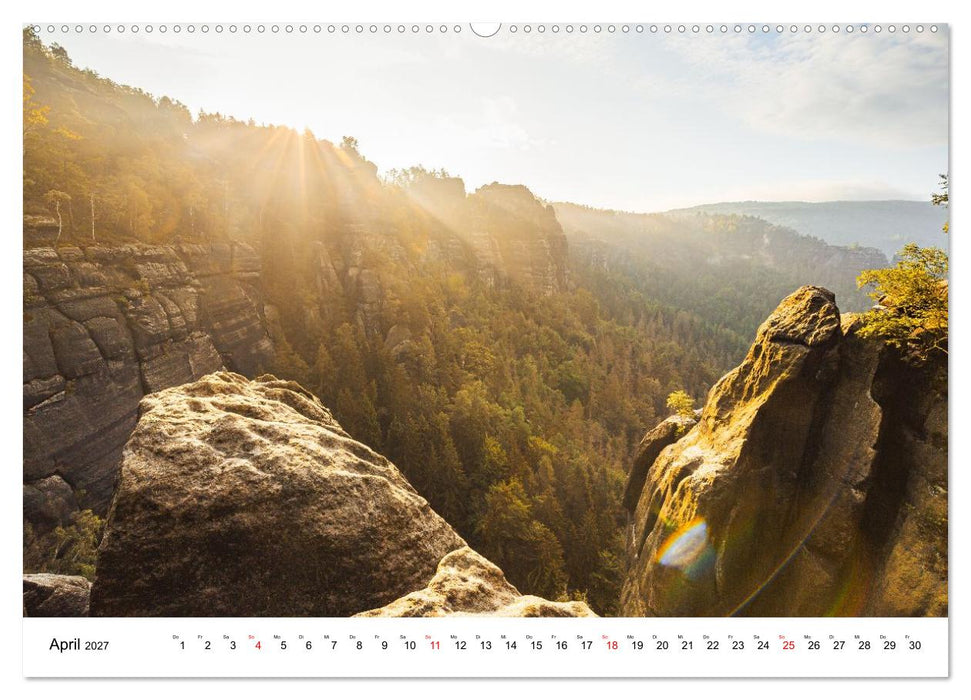 Deutschland - Sächsische und Böhmische Schweiz (CALVENDO Premium Wandkalender 2027)