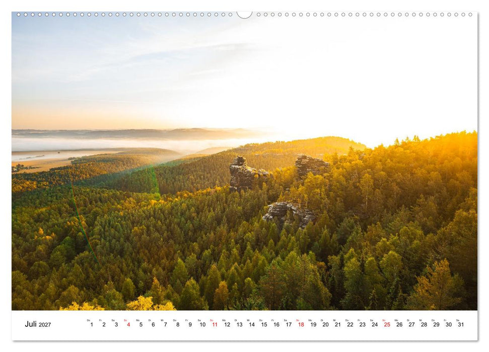 Deutschland - Sächsische und Böhmische Schweiz (CALVENDO Premium Wandkalender 2027)