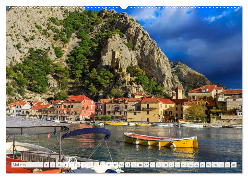 Omiš in Kroatien - Kleine Perle an der Adriaküste (CALVENDO Premium Wandkalender 2027)