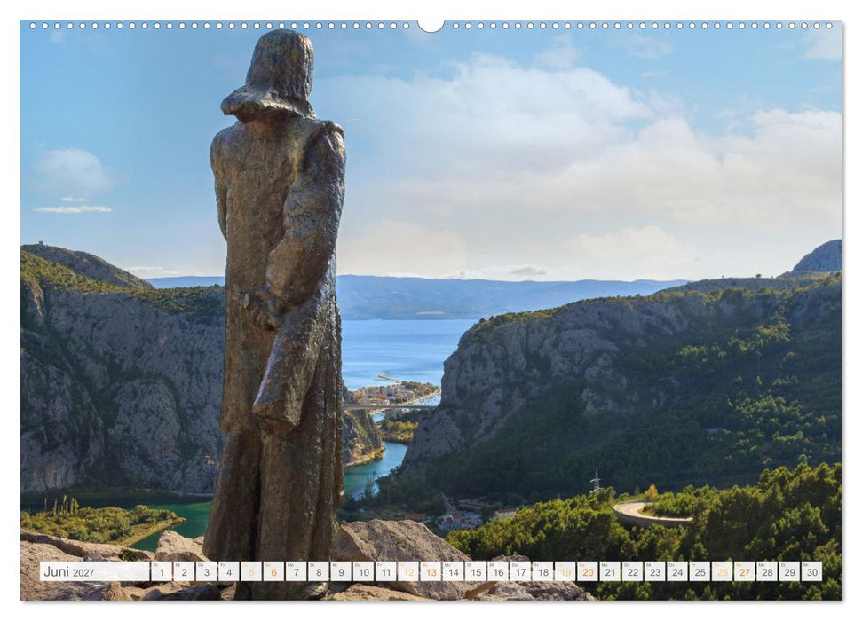 Omiš in Kroatien - Kleine Perle an der Adriaküste (CALVENDO Premium Wandkalender 2027)