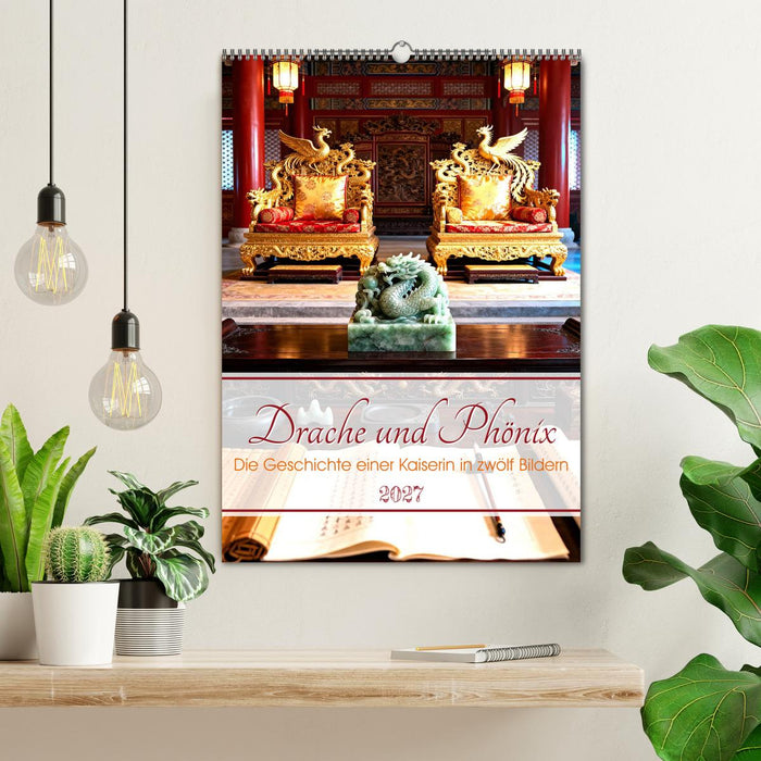 Drache und Phönix (CALVENDO Wandkalender 2027)
