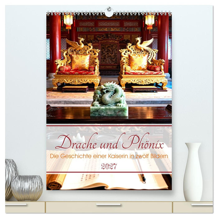 Drache und Phönix (CALVENDO Premium Wandkalender 2027)