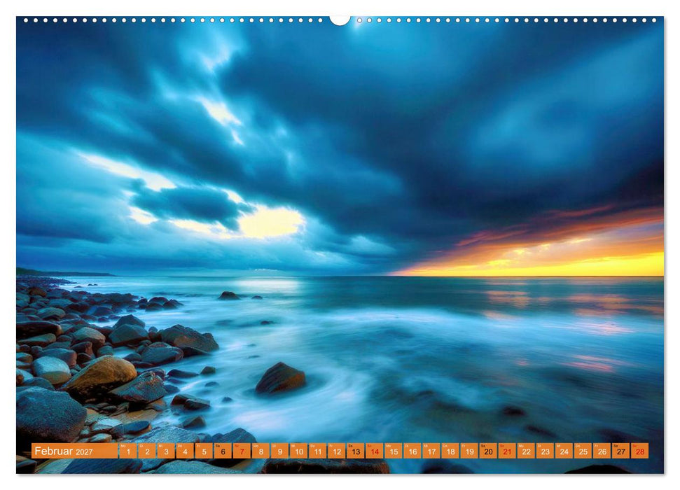 Ostsee in Langzeitbelichtung (CALVENDO Premium Wandkalender 2027)