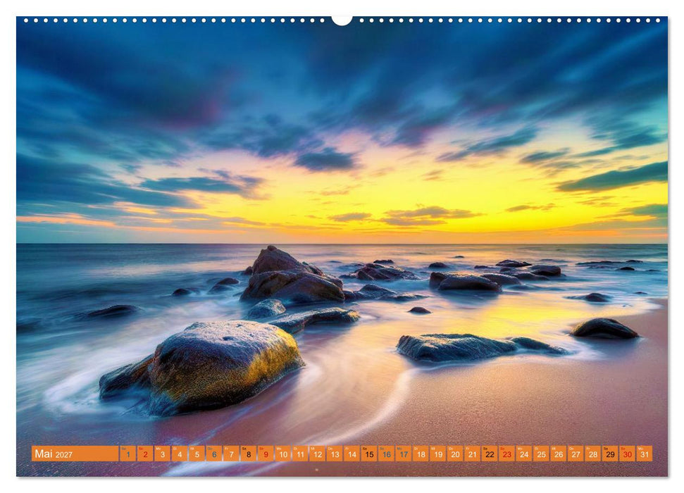 Ostsee in Langzeitbelichtung (CALVENDO Premium Wandkalender 2027)