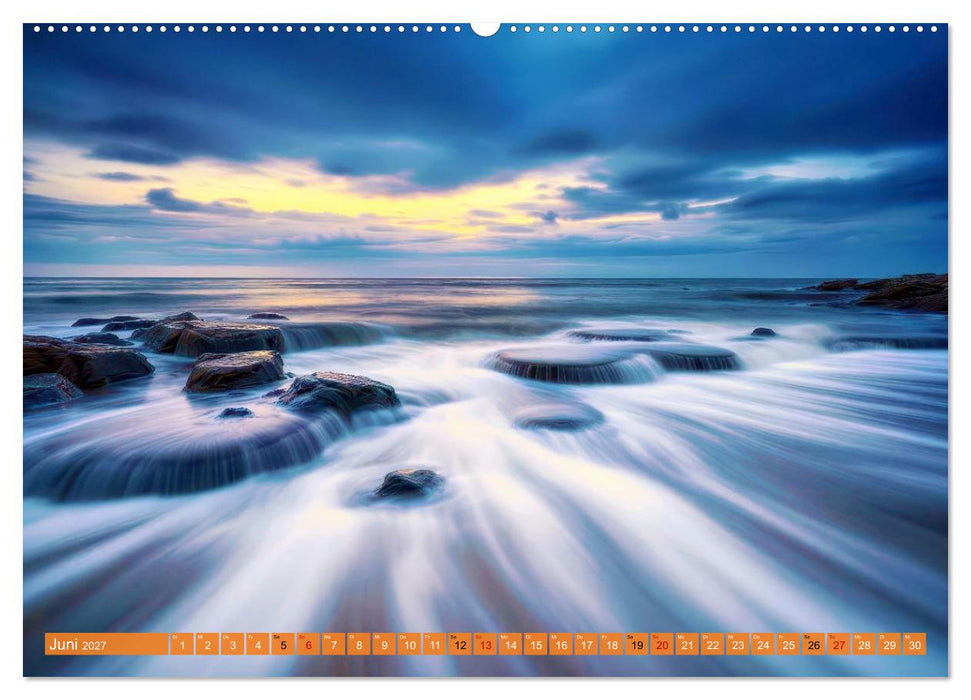Ostsee in Langzeitbelichtung (CALVENDO Premium Wandkalender 2027)