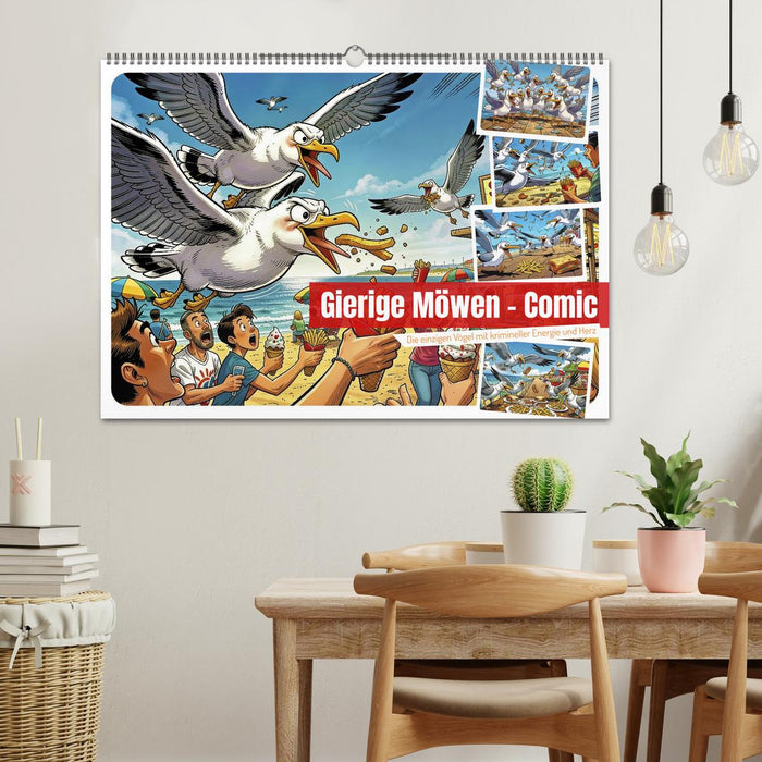 Gierige Möwen - Comic (CALVENDO Wandkalender 2027)