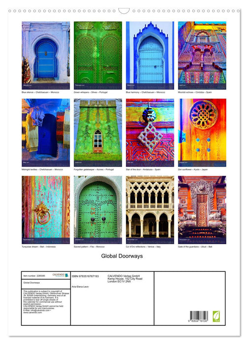 Global Doorways (CALVENDO Monthly Calendar 2027)