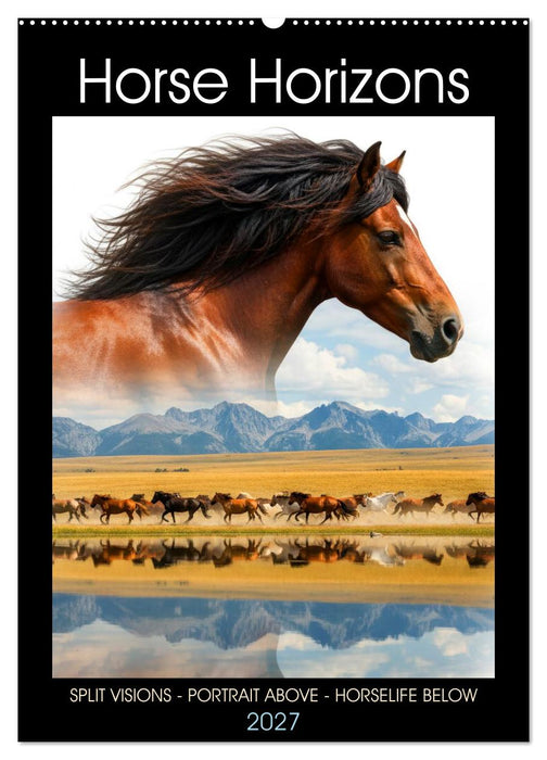 Horizon Horses (CALVENDO Monthly Calendar 2027)