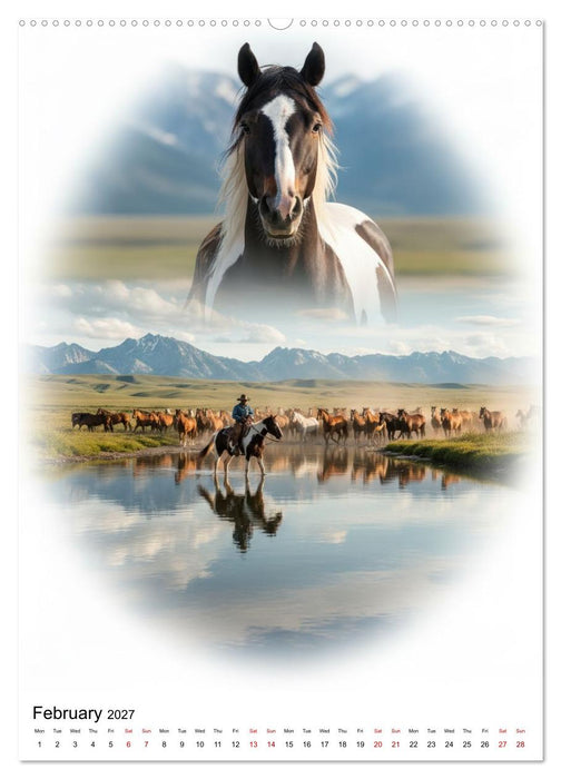Horizon Horses (CALVENDO Monthly Calendar 2027)