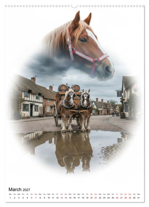 Horizon Horses (CALVENDO Monthly Calendar 2027)