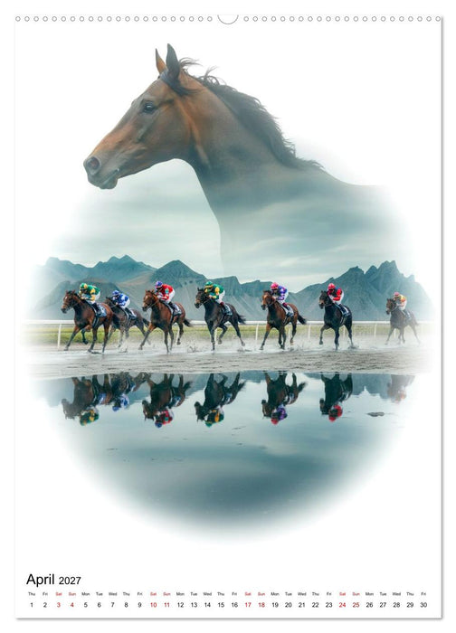 Horizon Horses (CALVENDO Monthly Calendar 2027)