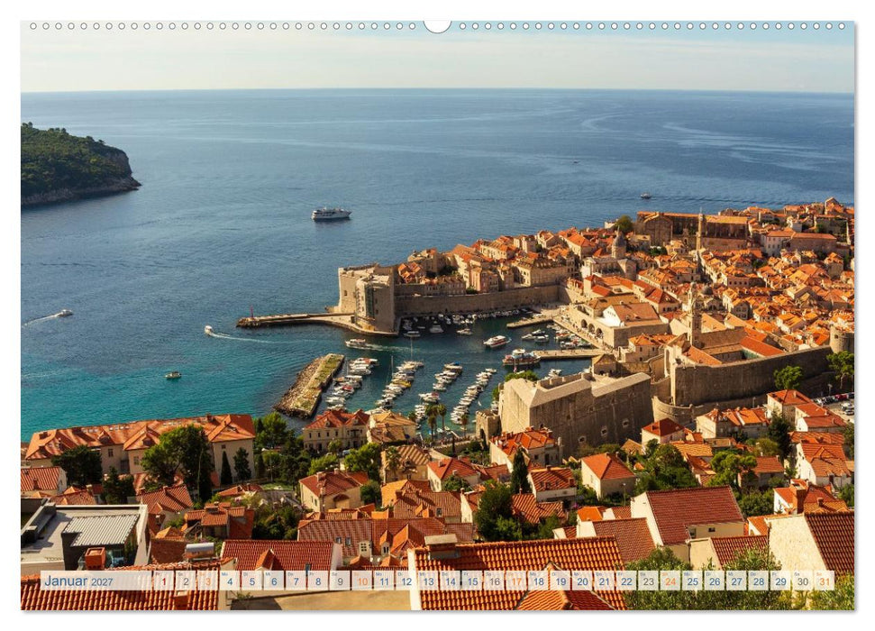 Dubrovnik historische Altstadt - UNESCO‑Welterbe im sonnigen Kroatien (CALVENDO Premium Wandkalender 2027)