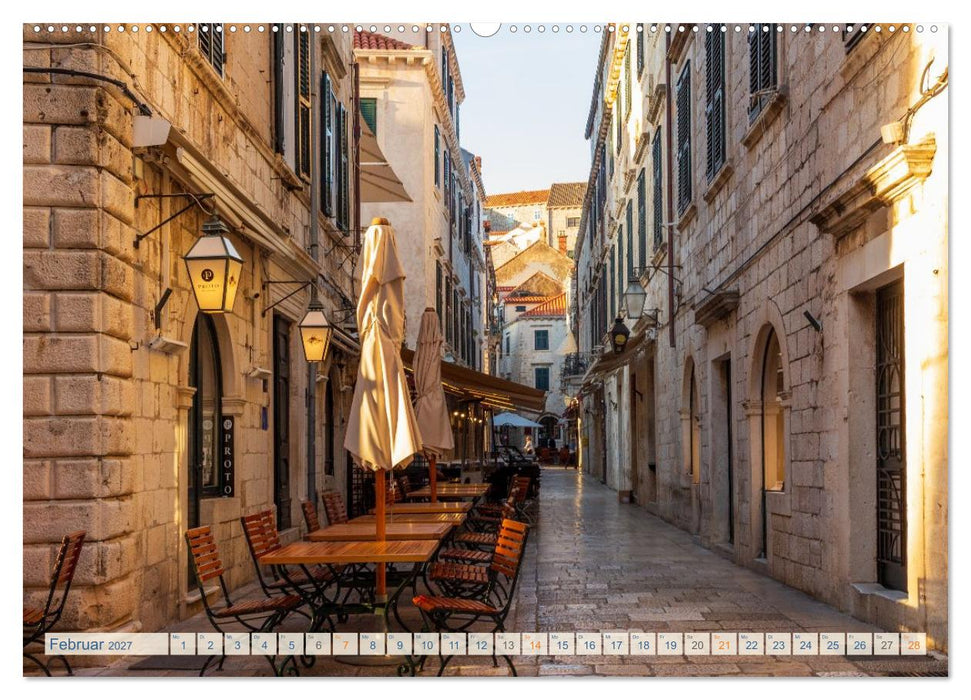 Dubrovnik historische Altstadt - UNESCO‑Welterbe im sonnigen Kroatien (CALVENDO Premium Wandkalender 2027)