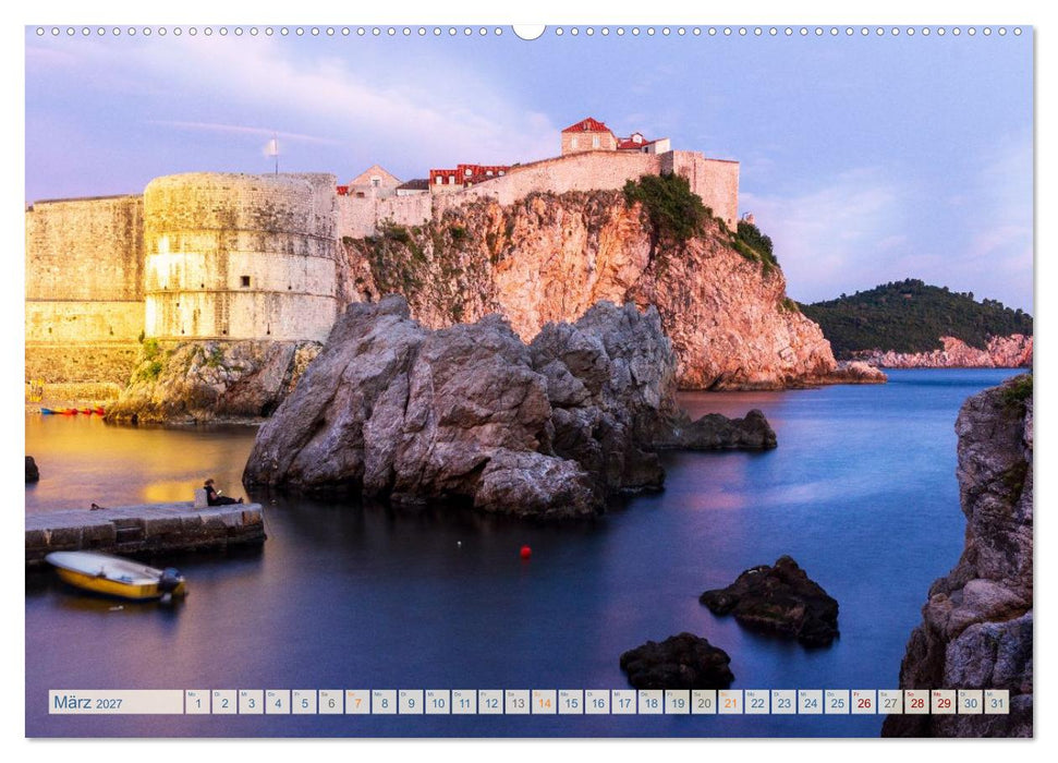 Dubrovnik historische Altstadt - UNESCO‑Welterbe im sonnigen Kroatien (CALVENDO Premium Wandkalender 2027)