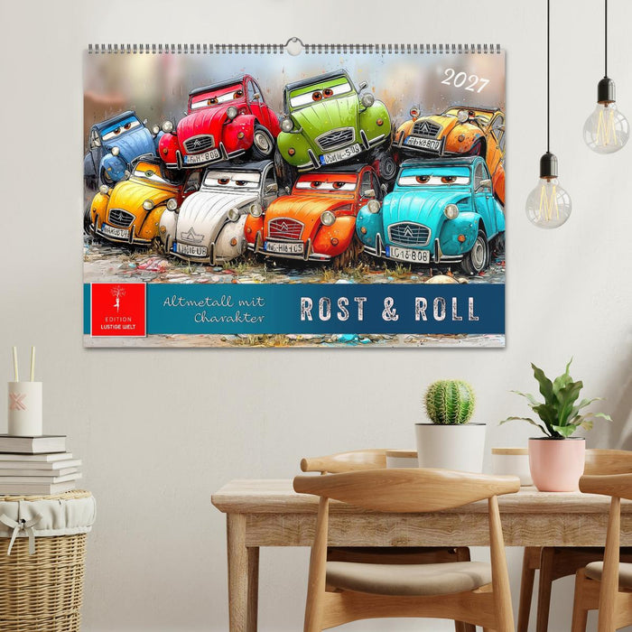 Rost & Roll - Altmetall mit Charakter (CALVENDO Wandkalender 2027)
