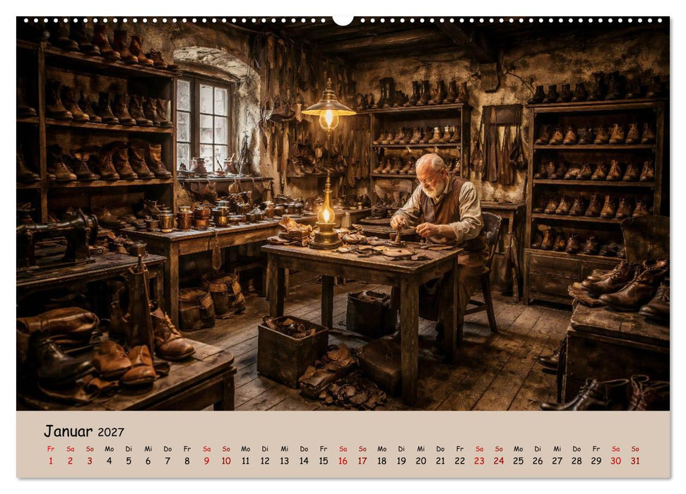 Ursprung: Berufe mit Geschichte. (CALVENDO Wandkalender 2027)