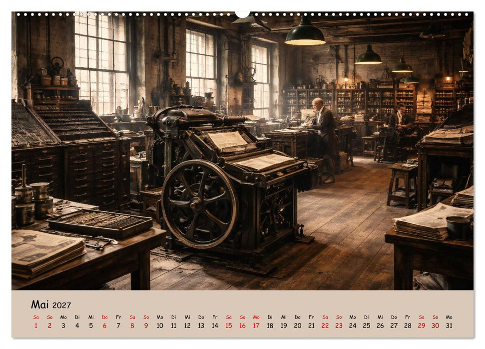 Ursprung: Berufe mit Geschichte. (CALVENDO Wandkalender 2027)