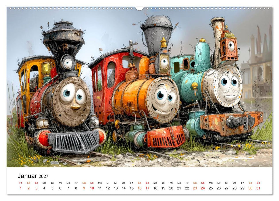 Rost & Roll - Altmetall mit Charakter (CALVENDO Premium Wandkalender 2027)