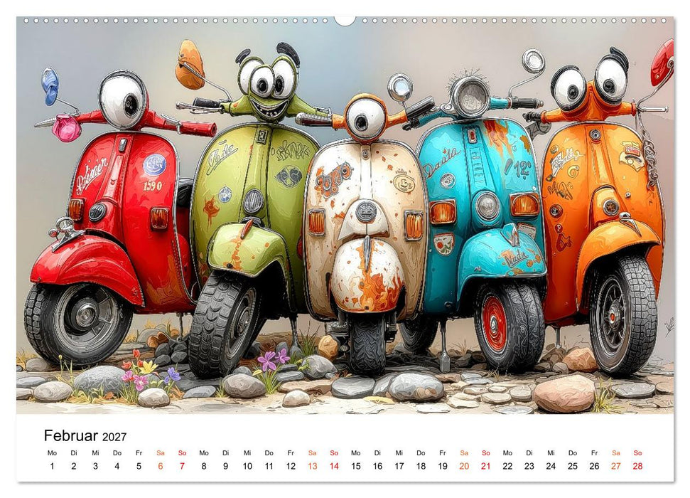 Rost & Roll - Altmetall mit Charakter (CALVENDO Premium Wandkalender 2027)