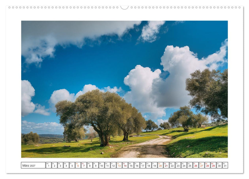 Die Magie der Olivenhaine (CALVENDO Premium Wandkalender 2027)